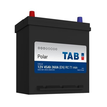 Акумулятор POLAR S, L"+" 45Ah, En400 лівий "+" DIN JIS 54422