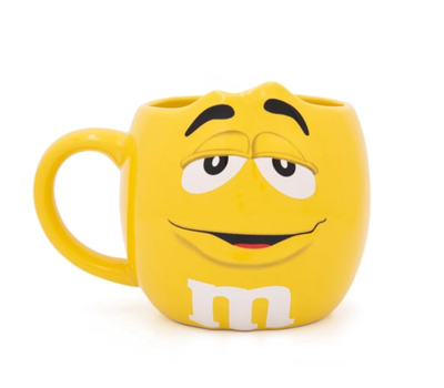 Керамическая Кружка M&Ms эмендемс 600 мл желтая