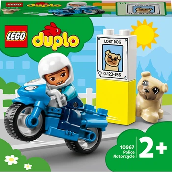 Конструктор Lego Duplo Полицейский мотоцикл, 5 деталей 10967