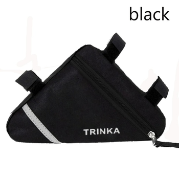 Велосумка Сумка на раму треуголка Trinka черная