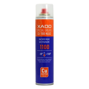 Змазка Xado Copper Spray 1100 мідна високотемпературна 320мл XA 40021
