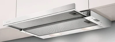 Витяжка Faber телескоп, 60см, 518м.куб/год, Flexa Ng Glass W A60, білий