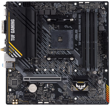 Материнcька плата ASUS TUF GAMING A520M-PLUS WIFI sAM4 A520 4xDDR4 HDMI-DVI-VGA Wi-Fi BT mATX (90MB17F0-M0EAY0)