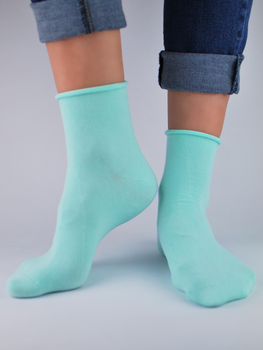 Жіночі шкарпетки Noviti SB014-W-07 39-42 М'ятні (5905204314777)