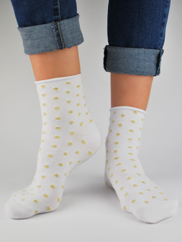Жіночі шкарпетки Noviti SB024-W-01 35-38 Білі (5905204314661)