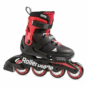 Ролики дитячі Rollerblade Microblade (Черно-красный, 33-36.5)