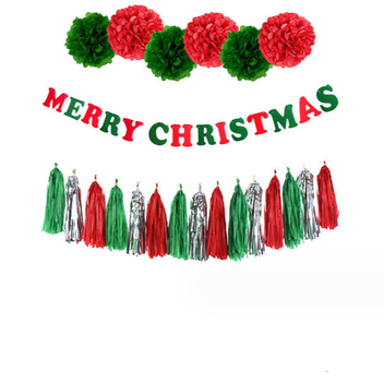 Новогодние гирлянды Merry Christmas разноцветный