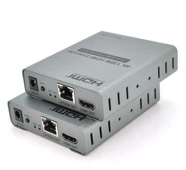 Активный удлинитель HDMI сигнала по UTP кабелю 120м cat5e/cat6e 4K/1080P с блоком питания