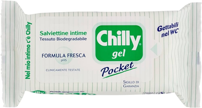 Серветки для інтимної гігієни Chilly Toallitas Intimas Formula Fresca pH5 12 шт (8002410034578)