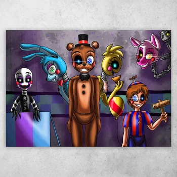 Плакат постер CupKit "Five Nights at Freddy's / П'ять ночей з Фредді" №15 А4 21х29,7 см