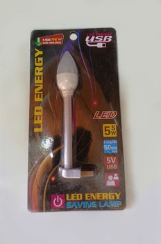 Светодиодная USB лампа светильник Led Energy 5W Свеча