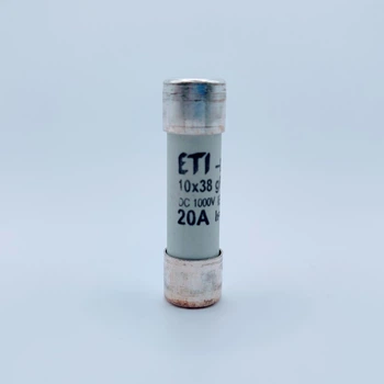 Плавкий запобіжник ETI 20A gPV CH10x38 DC 1000V (10kA) постійний струм (002625085)