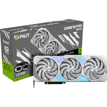 Відеокарта Palit GF RTX 4070 Ti 12GB GDDR6X GamingPro White OC (NED407TV19K9-1043W)