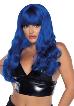 Парик Leg Avenue Misfit Long Wavy Wig Универсальный Голубой ( SO8010 )