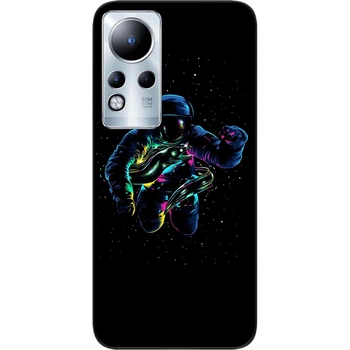 Чехол силиконовый SMTT для Infinix Note 11 с картинкой В космосе