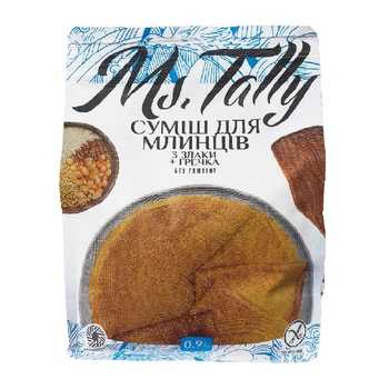 Смесь для блинчиков 3 злака + гречка без глютена “Ms. Tally” 0.9 кг