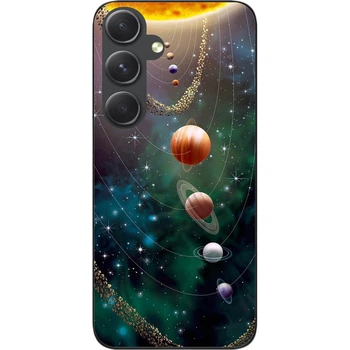 Силиконовый чехол SMTT для Samsung Galaxy A54 5G с картинкой Планеты