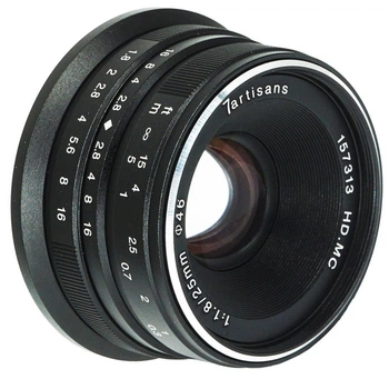 Об'єктив Lens 7Artisans 25mm f1.8 M43 (Panasonic Olympus)