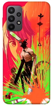 TPU чохол Demsky Anime evolution 5 Людина-бензопила (Chainsaw Man) для Samsung Galaxy A23 4G