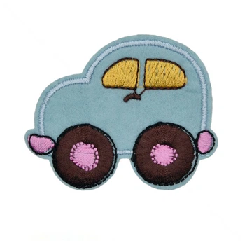 Термоаплікації дитяча Машинка, 6,5х5 см, Блакитна, 1 шт (APL-022228) Polimex