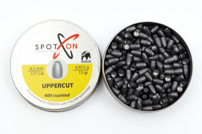 Кулі для пневматики Spoton UpperСut Up 0.97 гр кал.4.5мм 400шт (050846)