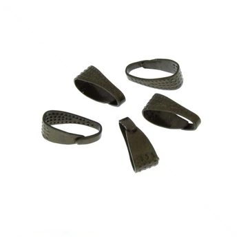 Держатель для кулона, 8,5х3,5 мм, Античная бронза, 1 шт (OSN-032705) Polimex