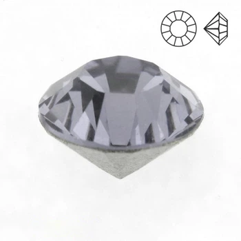 Стразы стеклянные конусные SS6 (2,0 мм), Серые, 10 шт (STR-018767) Polimex