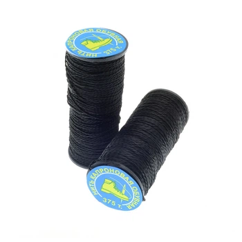 Нитка капронова (взуттєва) 375 т, Чорна, 20 м (MUL-013958) Polimex
