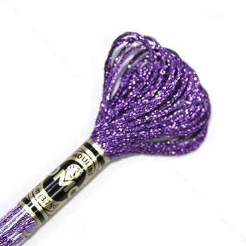 Мулине DMC Jewel E3837, Фиолетовый рубин, Сияние драгоценных камней, 8 м (DMC-006329)