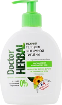 Гель для інтимної гігієни "Календула" - Doctor Herbal 300ml (275893-24650)