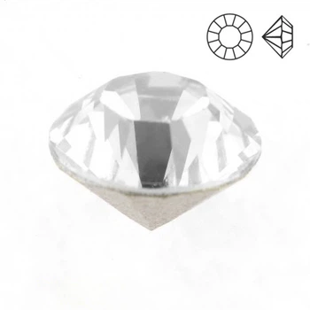 Стразы стеклянные конусные SS20 (4,6 мм), Белые, 10 шт (STR-018863) Polimex