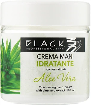 Крем для рук з алое віра - Parisienne Black Professional Line Moisturizing Hand Cream Aloe Vera Extract 100ml (1000430-43599)