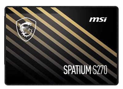 Накопичувач SSD MSI Sata 2.5 120GB Spatium S270 2.5" SATAIII 3D TLC 128 (S78-4406NP0-P83)