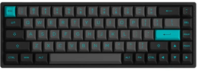 Клавіатура Akko 3068B Plus Black&Cyan CS Jelly Purple RGB (6925758618946)