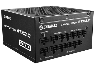 Блок живлення Enermax PSU model REVOLUTION ATX3.0 1000W (ERA1000EWT)