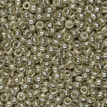 Бисер японский Miyuki круглый RR 8/0 №4201, Duracoat Galvanized, Серебристый, 5 г (BIS-045994)