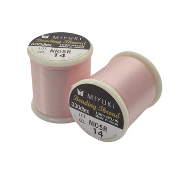 Нить для бисера Miyuki 14, Розовая светлая, 50 м (MUL-045290)