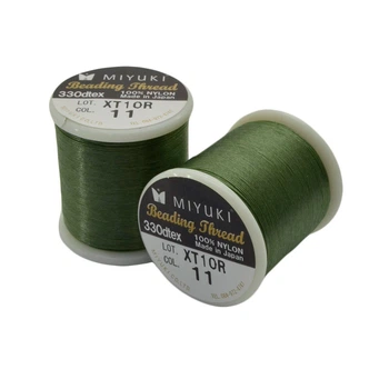 Нить для бисера Miyuki 11, Зеленая, 50 м (MUL-045287)