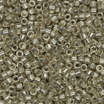 Бисер японский Miyuki Delica 11/0 DB1831, Duracoat Galvanized, Серебристый, 3 г (BIS-045477)