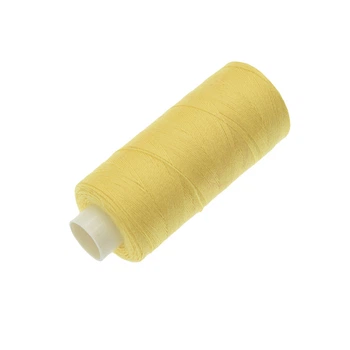 Нить полиэстеровая KIWI №40/2, col.134, Желтая, 366 м (MUL-046704) Polimex