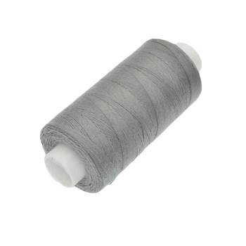 Нитка поліестерова KIWI №40/2, col.336, Сіра, 366 м (MUL-046773) Polimex