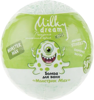 Бомба для ванн "Монстрик Max" - Milky Dream Kids 100g (860890-21012)