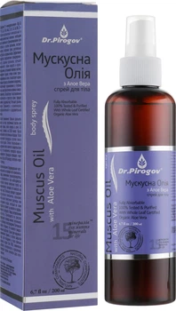 Мускусна олія з алое віра - Dr.Pirogov Muskus Oil With Aloe Vera 200ml (332271-23996)