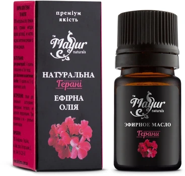 Эфирное масло "Герань" натуральное - Mayur 5ml (552609-21412)