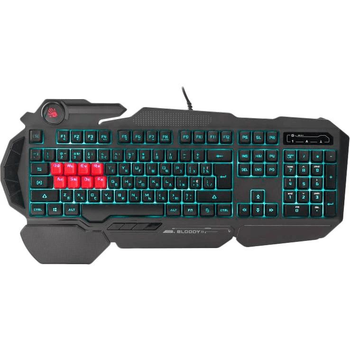 Клавіатура A4Tech Bloody B318-1, чорна, підсвічування клавіш, USB (B318-1 Bloody (Black))