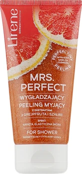 Розгладжувальний пілінг з екстрактом грейпфрута та шавлії - Lirene Mrs. Perfect Peeling 175g (917866-32454)