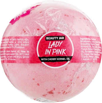 Бомбочка для ванни "Lady In Pink" - Beauty Jar Natural Bath Bomb 150g (764489-31102798)