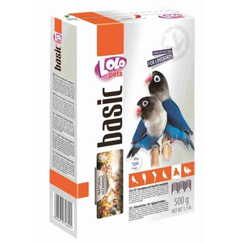 Повнораційний корм Lolo Pets Foody For Lovebirds для нерозлучників, 1 кг