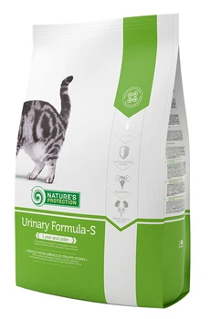 Диетический корм Natures protection URINARY FORMULA-S для котов снижающий возможность повторения образования струвитного камня, 2 кг