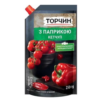 Кетчуп Торчин З паприкою 250 г (4820001316124)